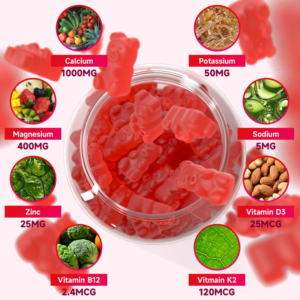 BVIVLOO strawberry gummies offer tasty daily wellness support.