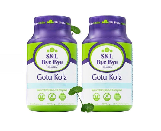 Bye Bye Gotu Kola bottle close-up highlighting skin hydration support