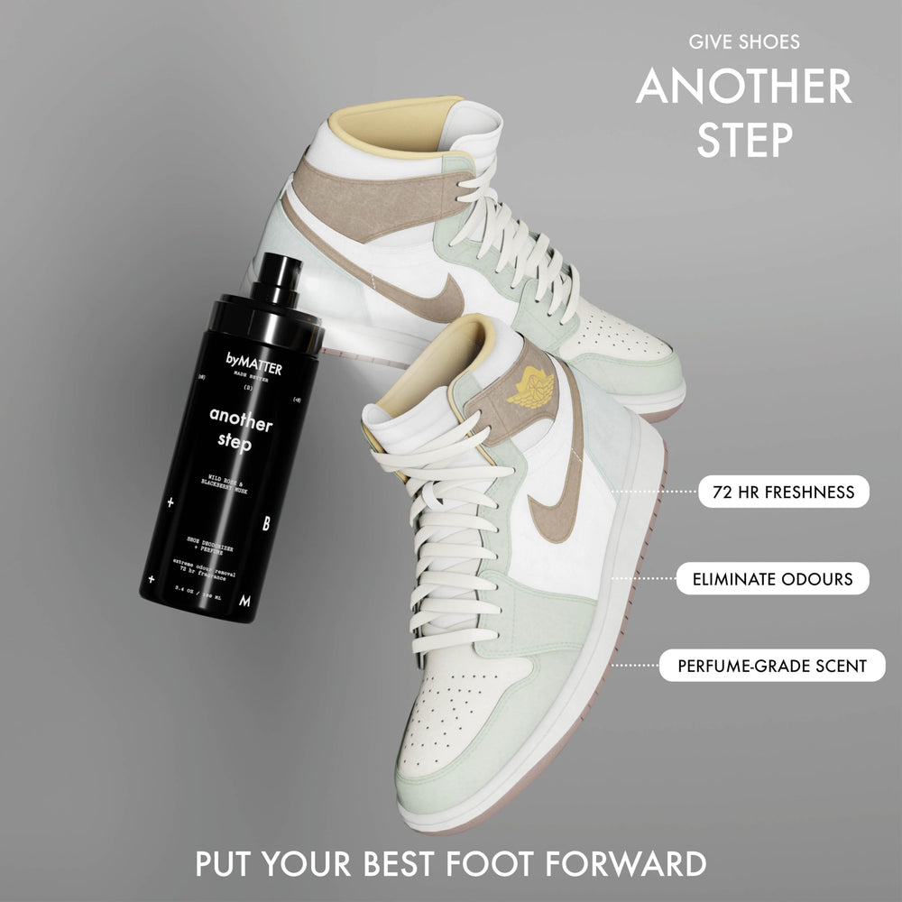 72-hour scent longevity on sneakers and work shoes.