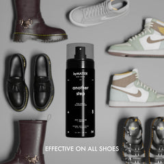 Application on insole to refresh inner shoe environment.