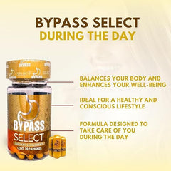 BypassSelect capsules energy boost for daytime activity and metabolism support