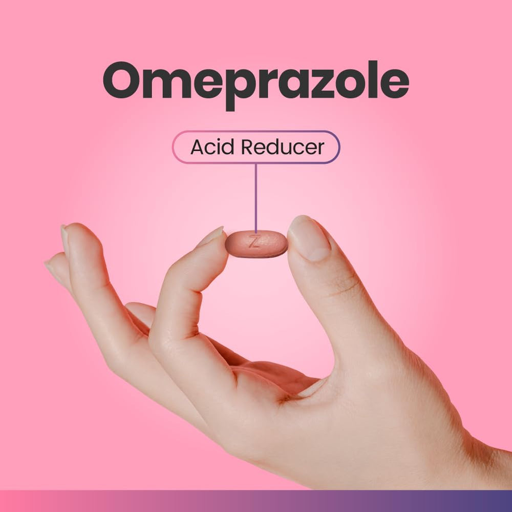 C'rcle Omeprazole 20mg bottle label close-up highlights 20 mg strength