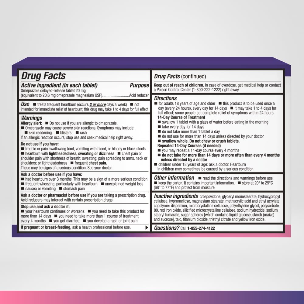 C'rcle Omeprazole 20mg refill pack for ongoing relief