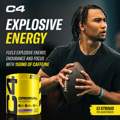 C4 Original beta-alanine icon indicating endurance support.