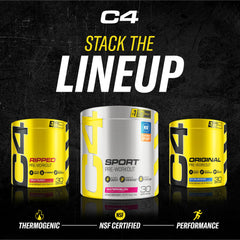 C4 Original flavor detail close-up emphasizing watermelon option and sugar-free choice