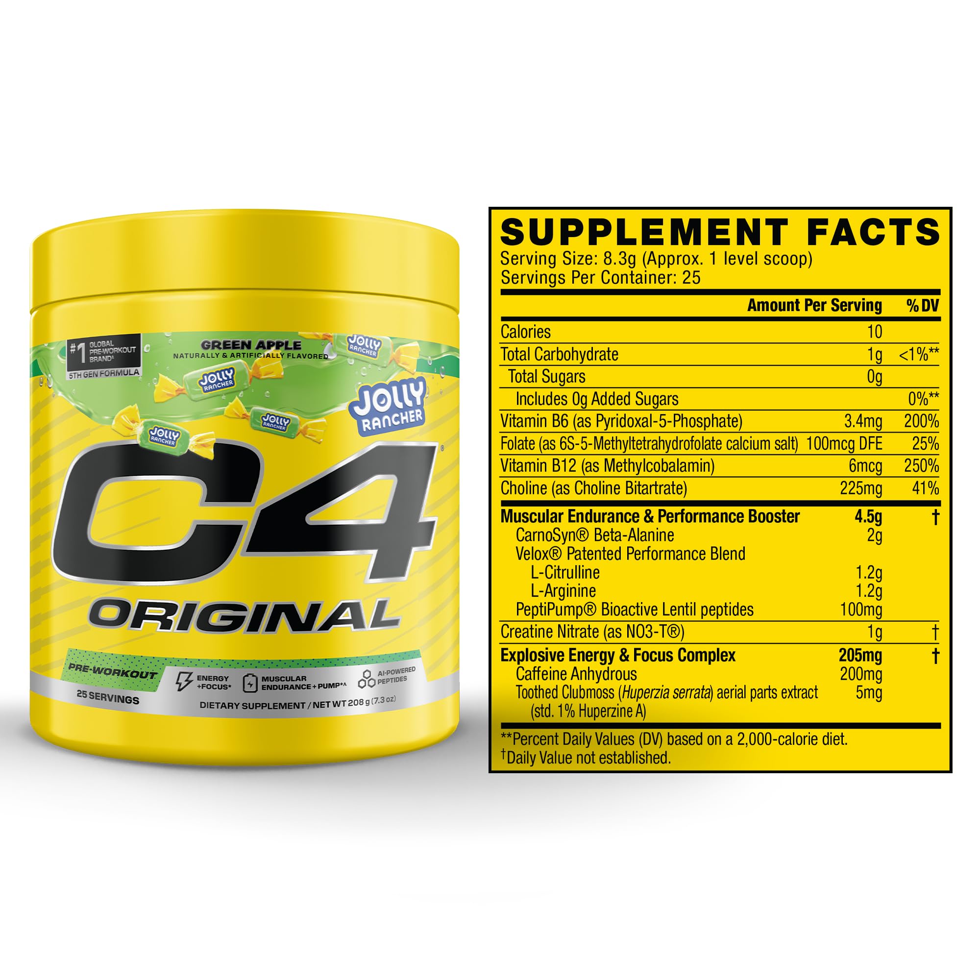 Serving ready to power a workout with pumps and endurance