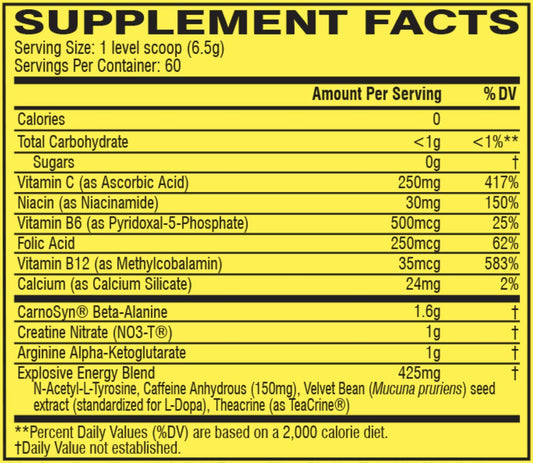 C4 Original Pink Lemonade scoop ready for pre-workout energy mix.