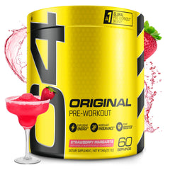 C4 Original Strawberry Margarita bottle ready for workouts and flavorful energy