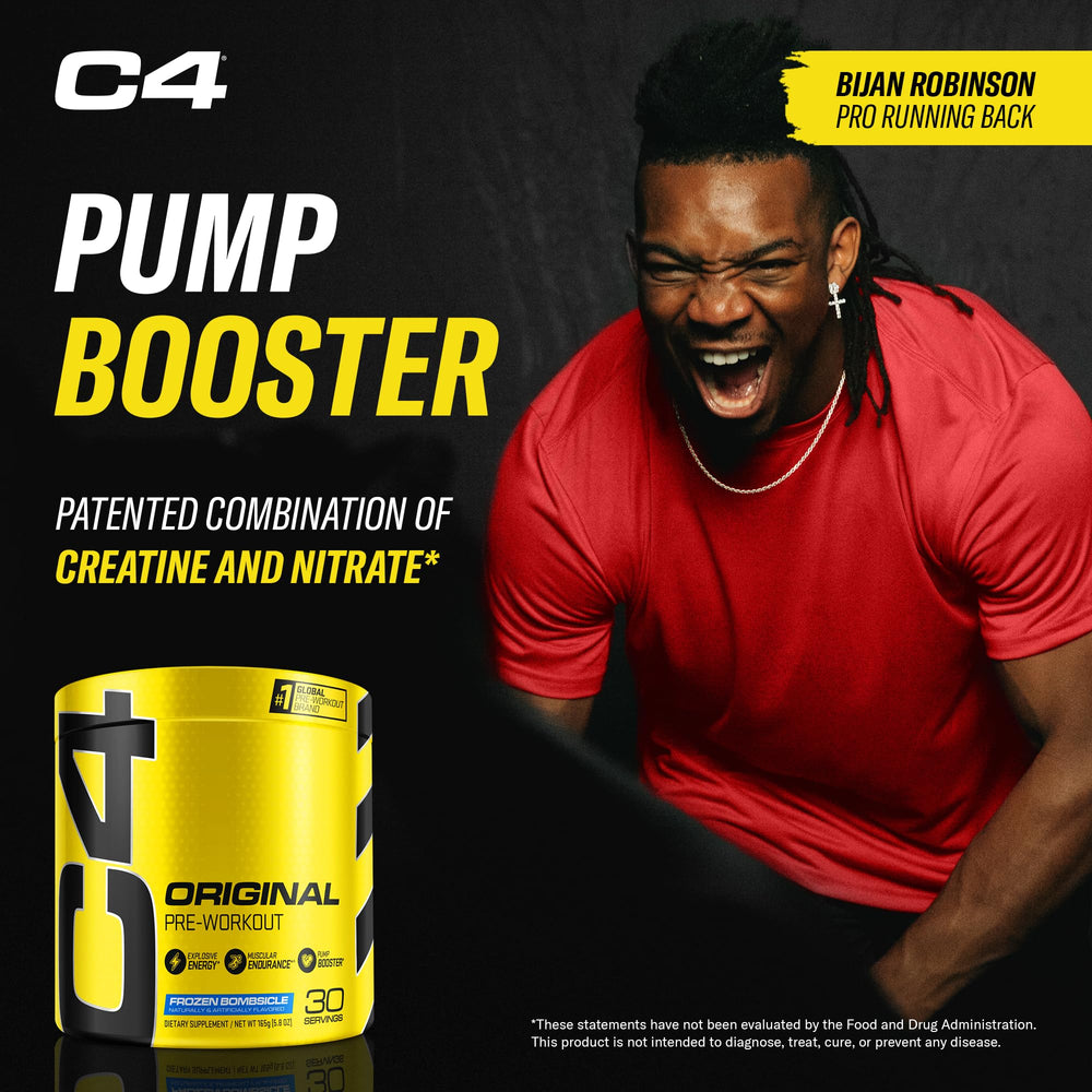 C4 Original variety of flavors entice daily pre-workout use.