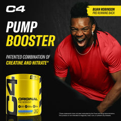 C4 Original variety of flavors entice daily pre-workout use.