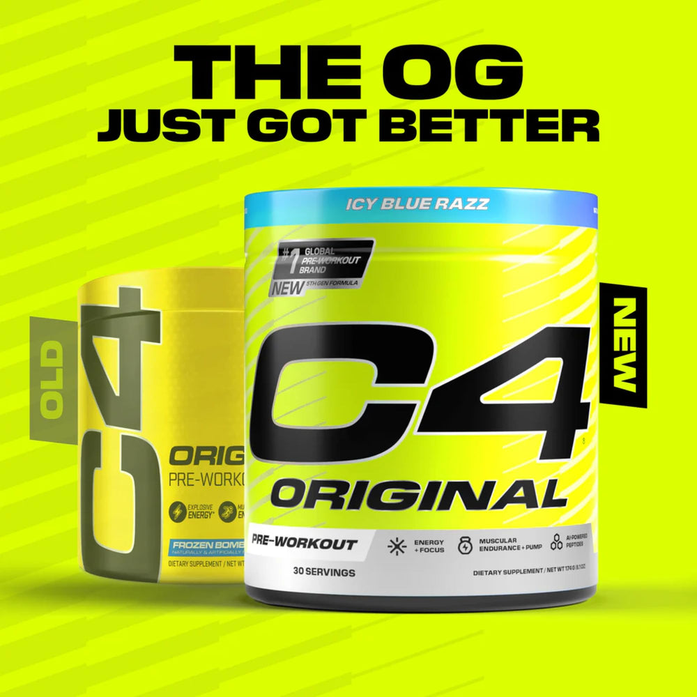 C4 Original Watermelon creatine nitrate emphasis on power.