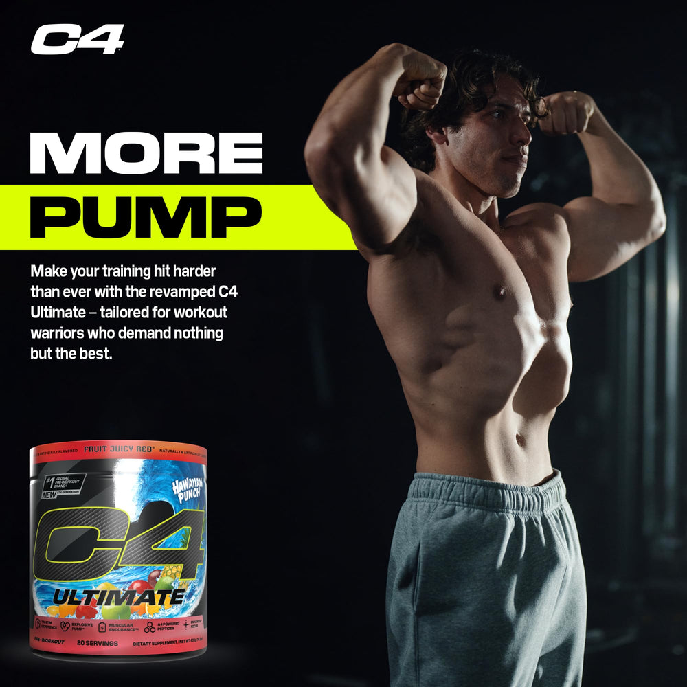 C4 Ultimate AI-powered PeptiPump peptides boost performance potential.