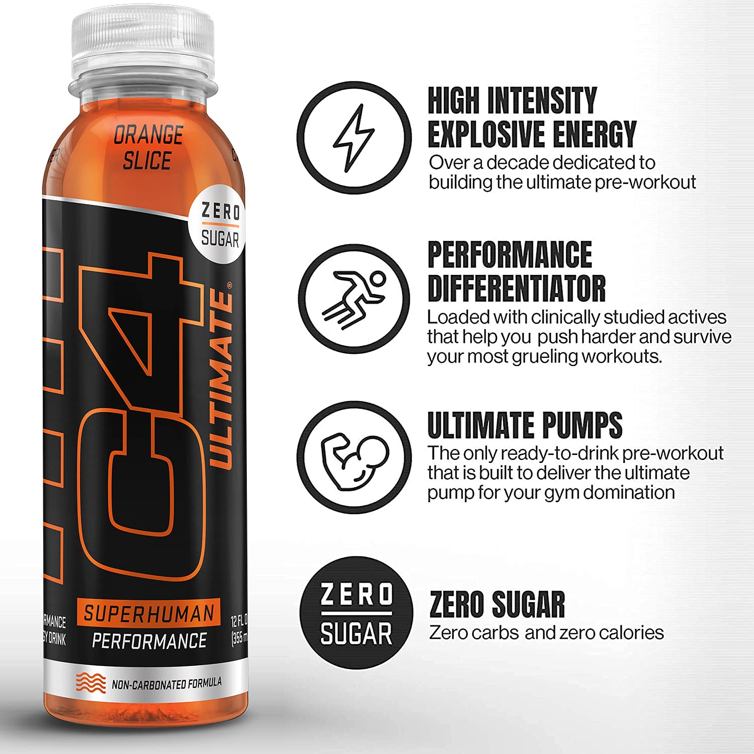 C4 Ultimate beta-alanine closeup highlighting endurance support for longer sets