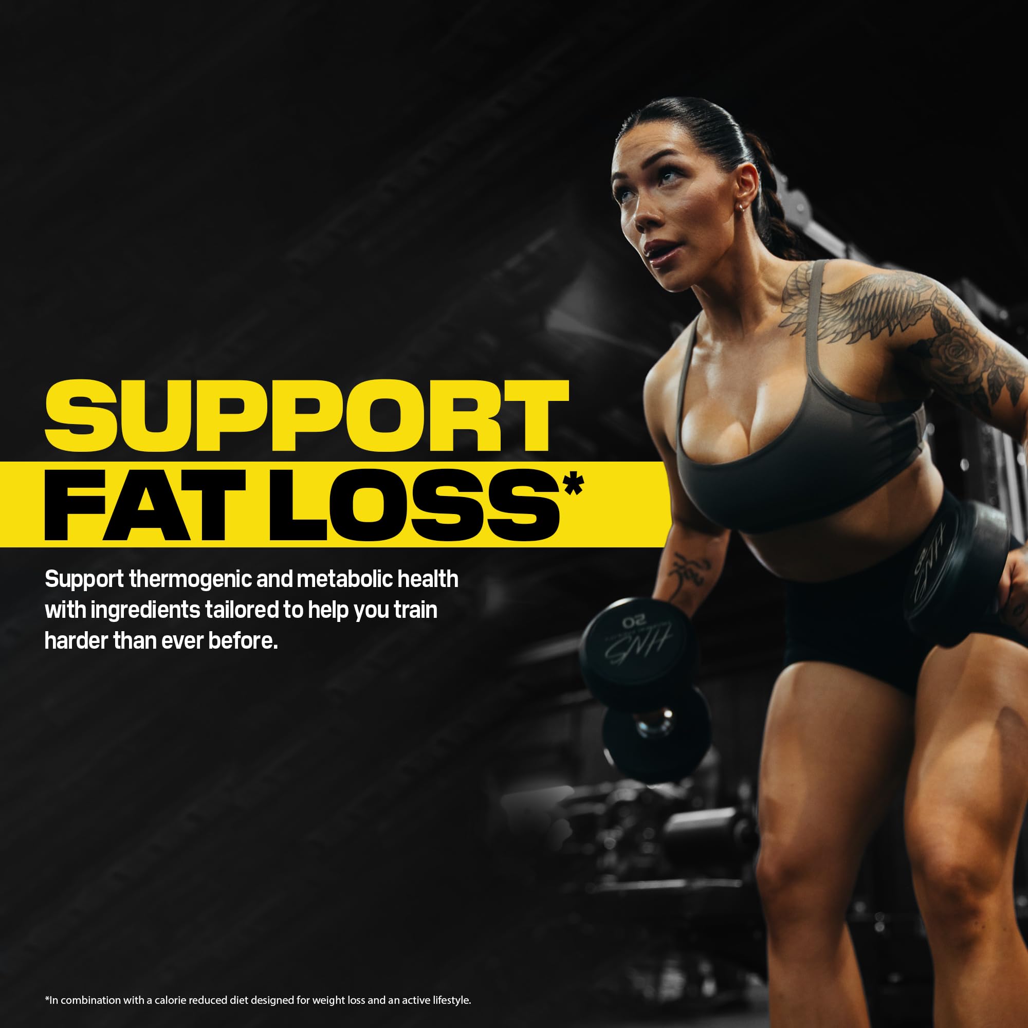 C4 Ultimate Shred cayenne-calori-burn graphic emphasizes metabolism-support