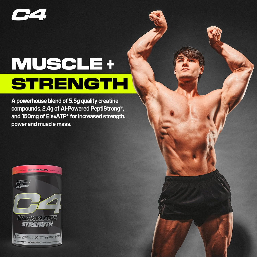 C4 Ultimate Strength ingredients PeptiPump and PeptiStrong overview