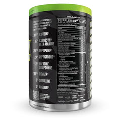 C4 Ultimate Strength scoop of powder ready to mix.