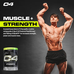 Sour Green Apple color swirls around the C4 tub.