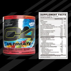 C4 Ultimate sugar-free Hawaiian Punch flavor profile.