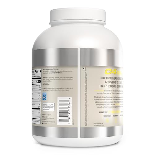 C4 Hershey's Milk Chocolate powder delivering indulgent protein flavor.