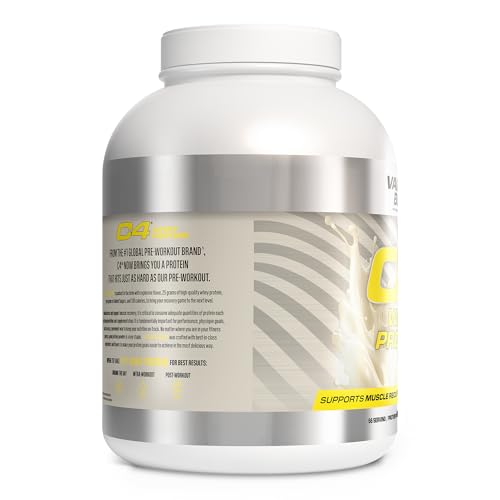 C4 Vanilla Bean mix in a glass for a quick protein boost.