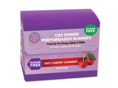 C60 Purple Power gummies bottle front label highlighting energy support