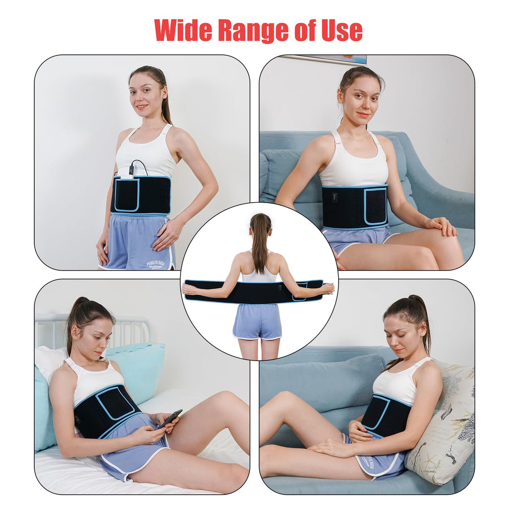 cabpay compact therapy belt features a built-in timer for easy session control