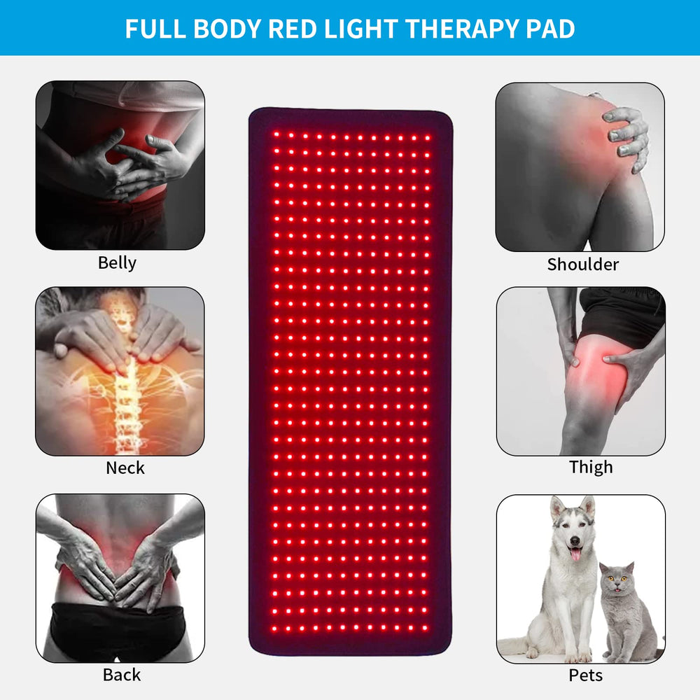 cabpay large infrared pad 31.5 by 11.8 inches for wide-area therapy