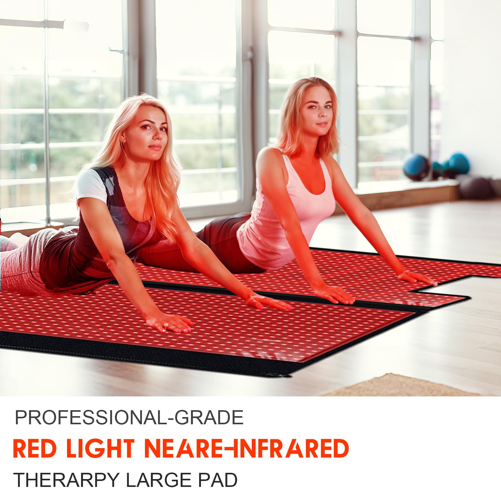 cabpay red light therapy blanket full body coverage — mat size covers back, legs, and joints.