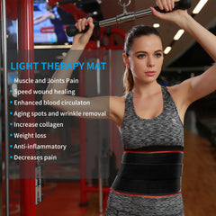 cabpay red light therapy pad with wearable strap for targeted joint coverage
