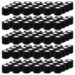 CACASO 120-roll self-adhesive bandage wrap in black shown as a bulk pack for daily use