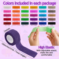 CACASO easy-tear wrap with 2inch width and 5 yard length for convenient use.