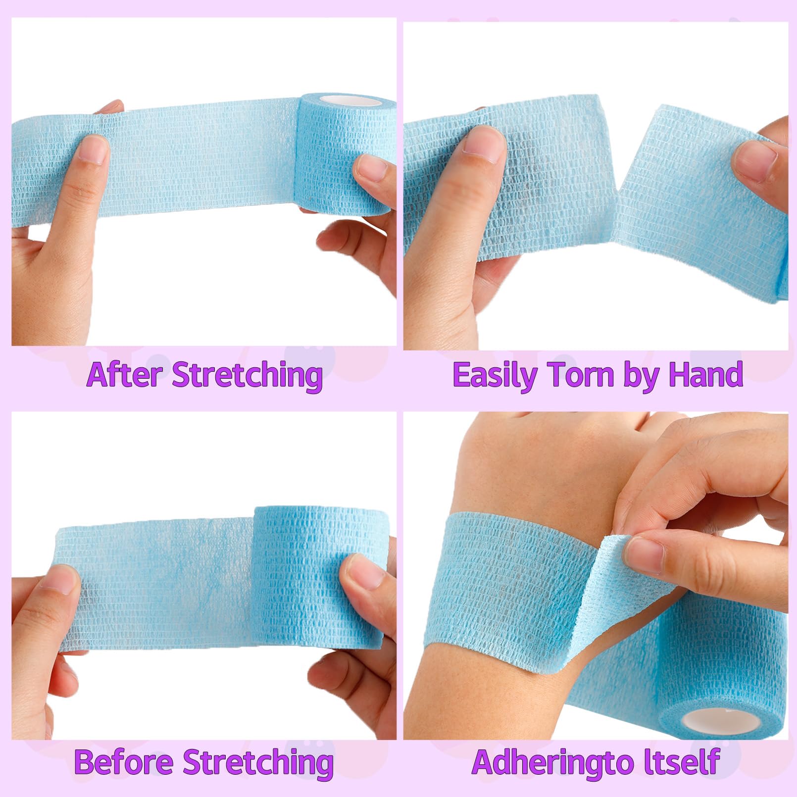 CACASO non-slip wrap stays in place during activity
