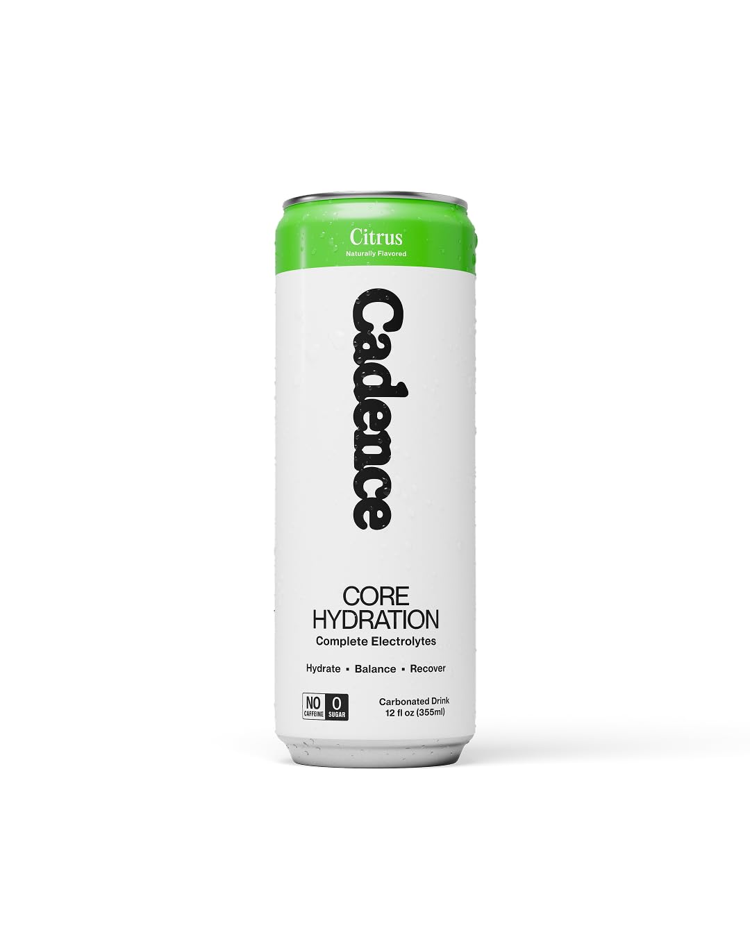 Cadence Electrolyte Drink Citrus bottle pour supports hydration during workouts.