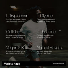 Cadence Energy Hydration sachets package emphasizing alertness and focus.