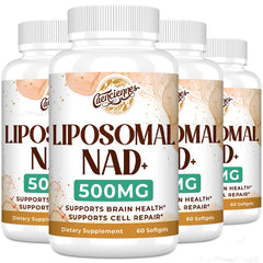 Caenciennes Liposomal NAD+ bottle on shelf highlighting easy daily energy support