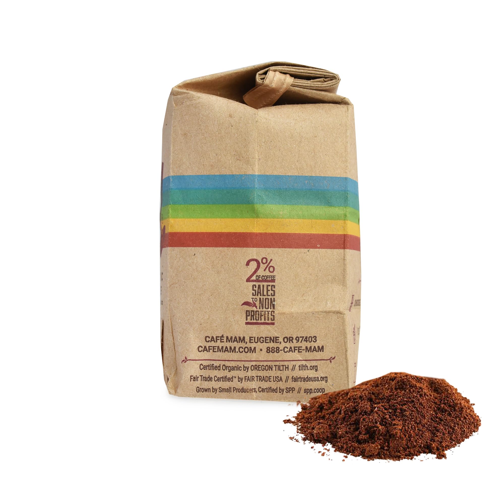 Cafe Mam 1lb enema coffee with cup shown, suggesting easy at-home detox beverage preparation.
