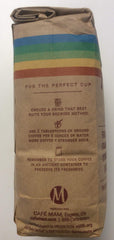Cafe Mam Enema Coffee fair-trade label indicating ethical sourcing