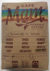 Cafe Mam Enema Coffee ground for drip brew ready for enema preparation
