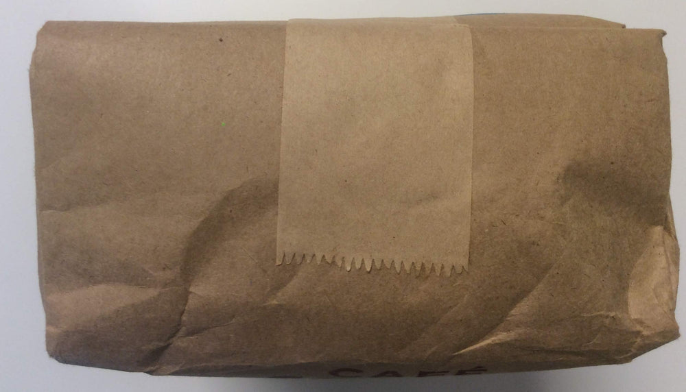 Cafe Mam Enema Coffee open bag demonstrating convenient at-home use
