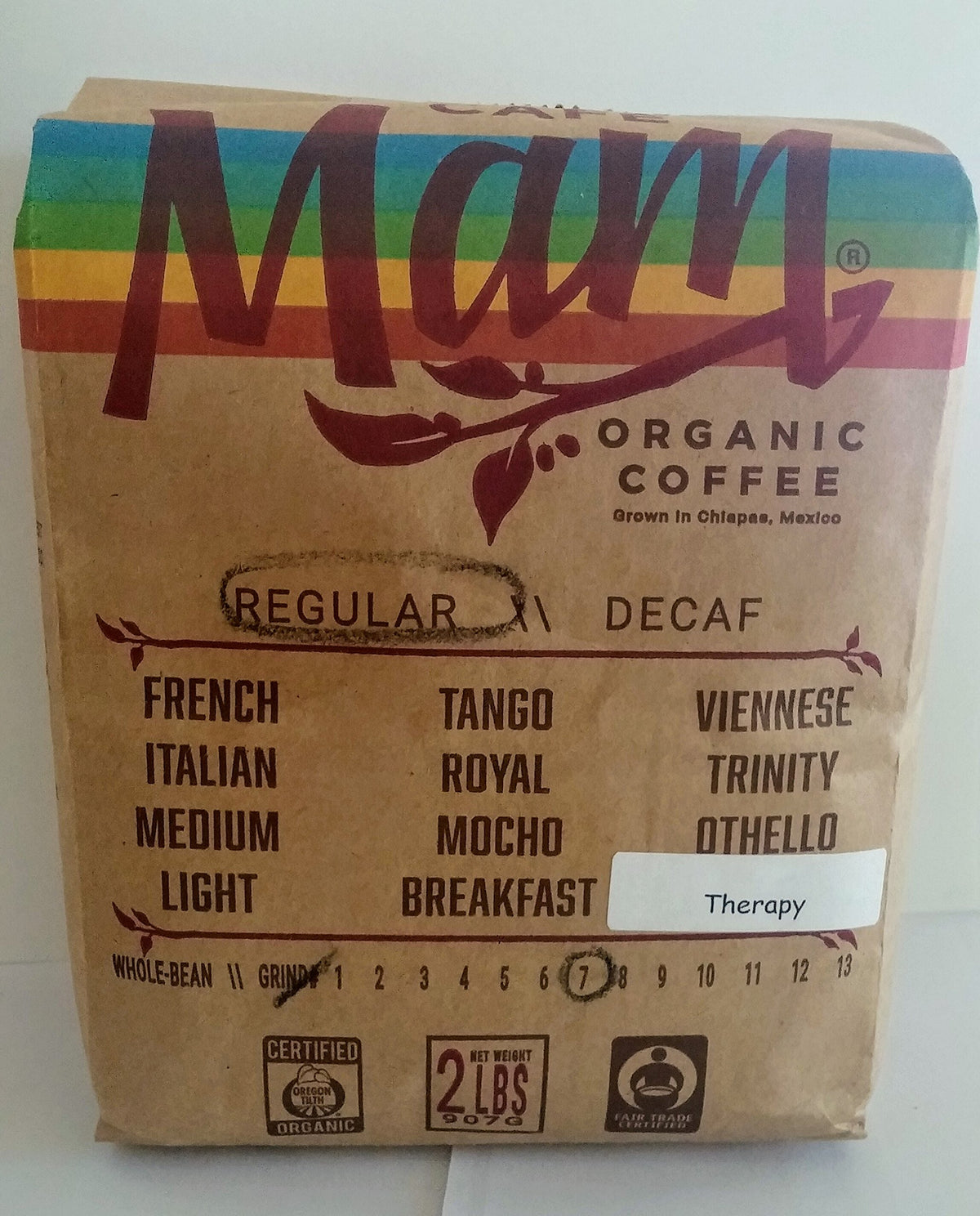 Cafe Mam therapy coffee enema bottle pour demonstrates easy, detox-friendly use.