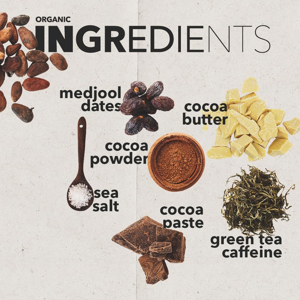 CAFF energy bites cross-section, chewy texture from natural ingredients.