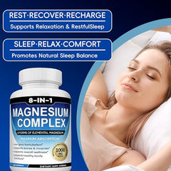 Close-up of Caicieter Magnesium Complex capsules for daily muscle support