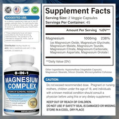Caicieter Magnesium Complex two-bottle set shown for value