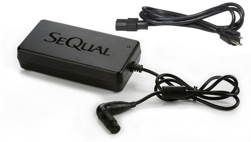 Caire SeQual Eclipse 5 AC power supply with USA cord for home charging.