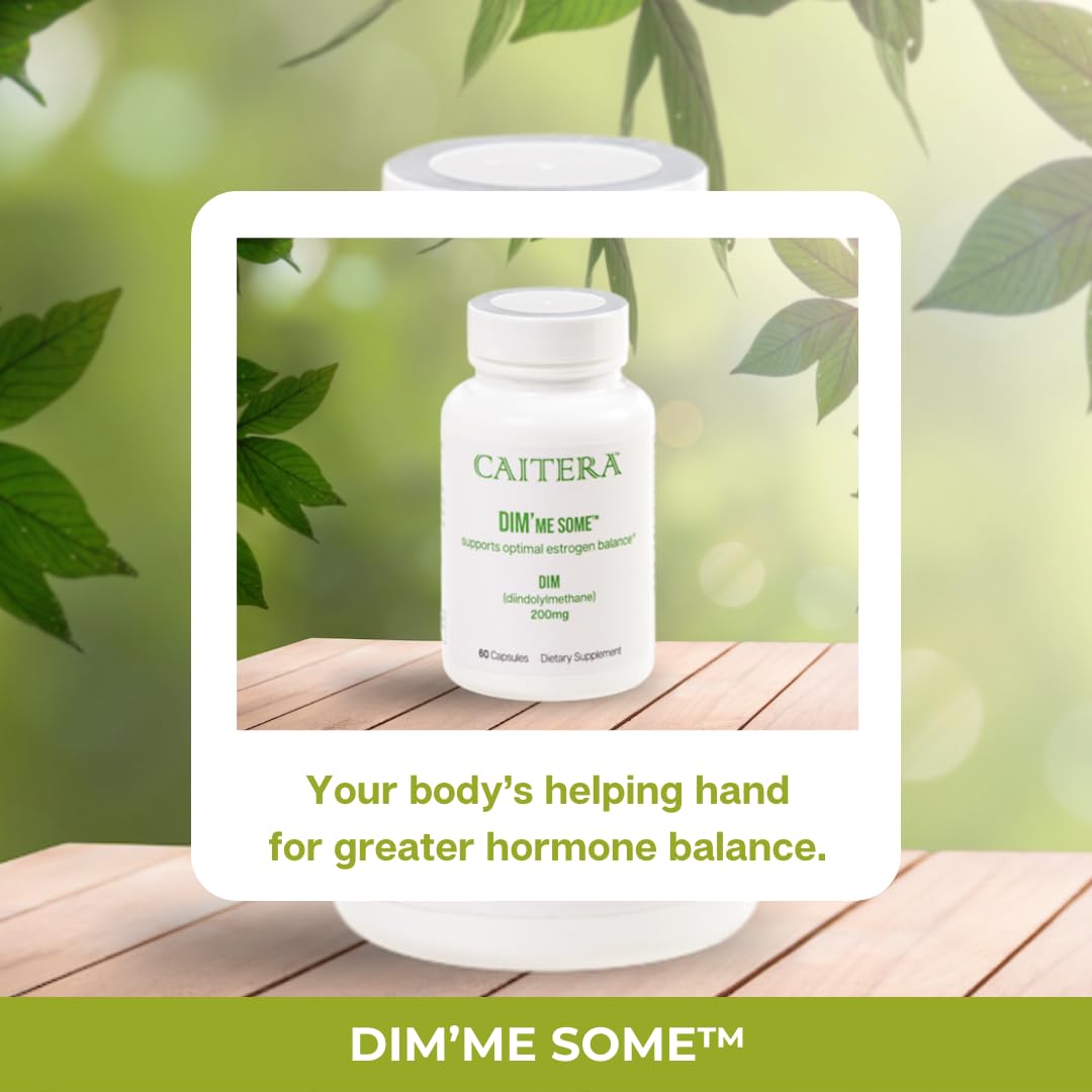 Caitera DIM'me Some packaging box, premium vegan supplement for everyday vitality.