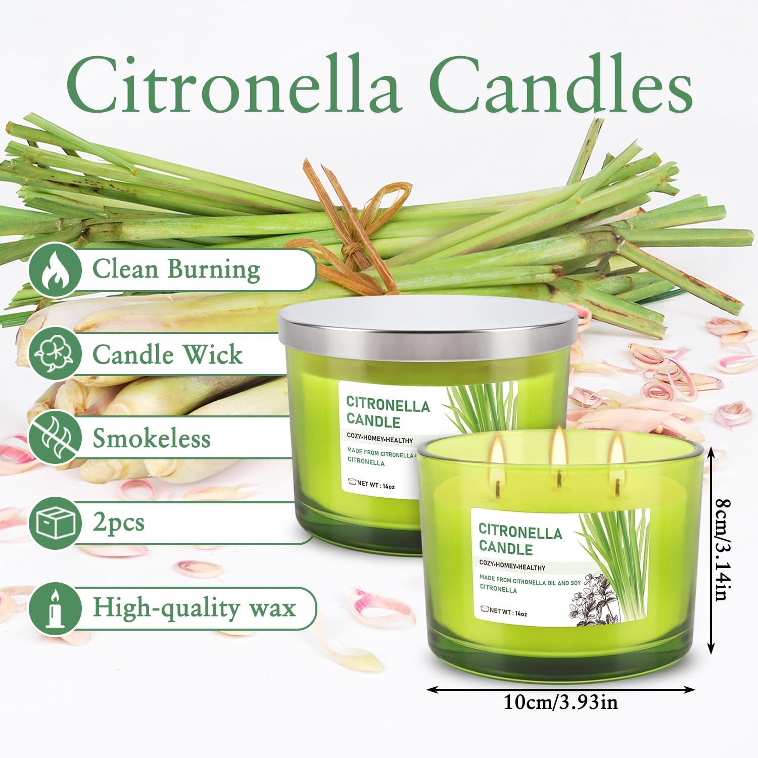 CAKETYCG smokeless burn candle delivering clean, drip-free evenings.