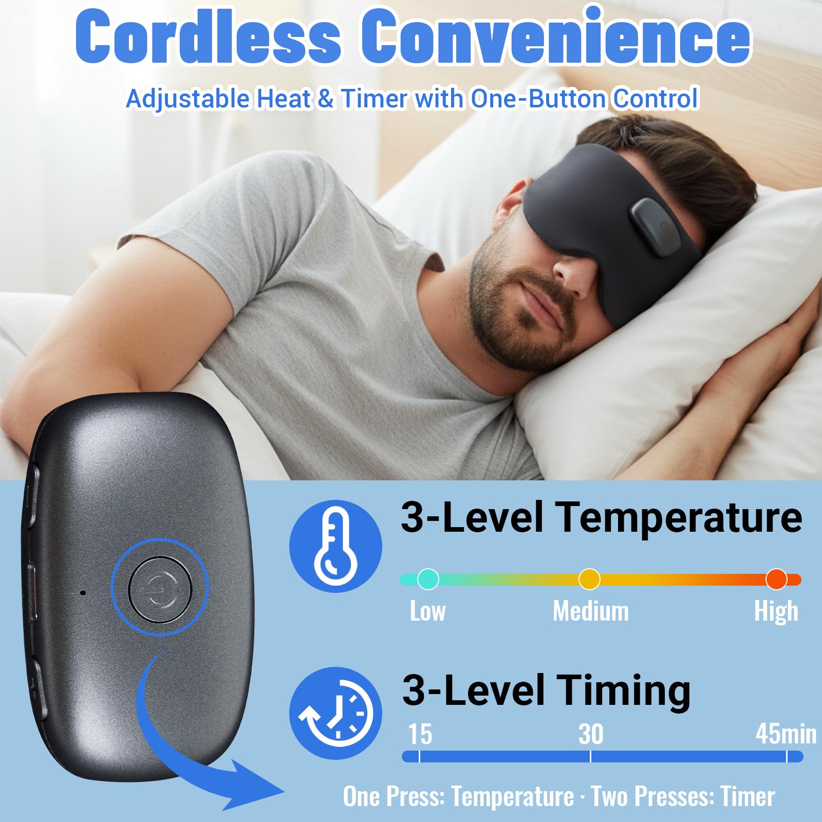 CAKKA cordless design enables freedom during relaxation and travel.