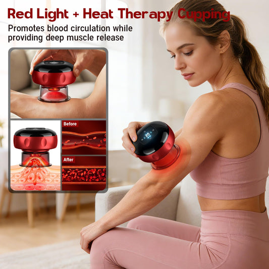 Cakoutanb 7in1 cupping kit with dynamic mode for flexible at-home recovery sessions