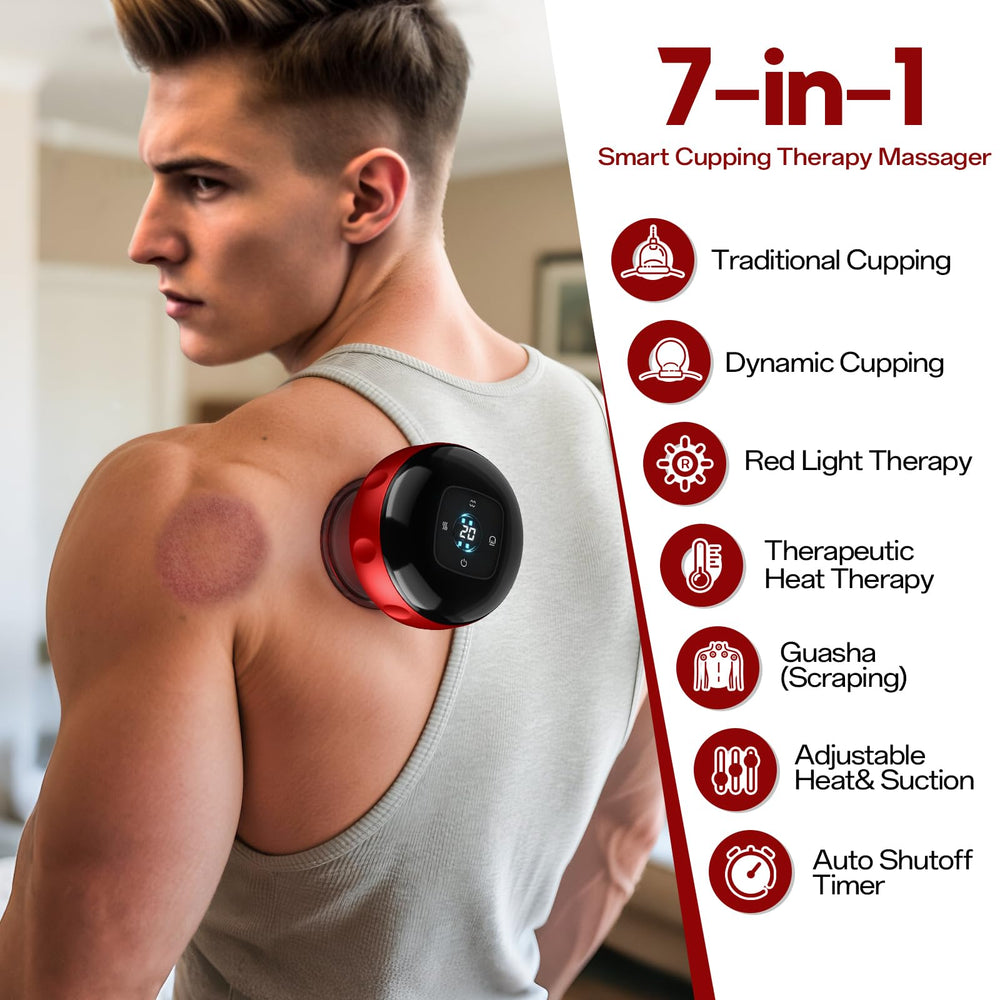 Cakoutanb suction and heat level dials tailor intensity for targeted zones