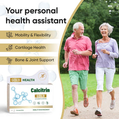 CALCITRIN GOLD tablets closeup highlights easy-to-swallow texture.